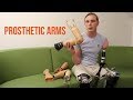 All my Arm Prosthetics by Triple amputee