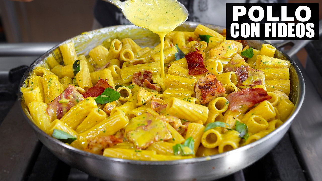 Así preparé mi Pollo con Fideos receta fácil y rico | Abelca