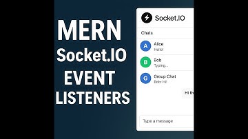 Real-Time Chat App with Socket.IO — Events Listeners | Private & Group Chat Typing Indicators