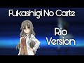 Seishun Buta Yarou ED3  - 『 Fukashigi No Karte 』[ Rio Futaba ] VER. With Lyrics