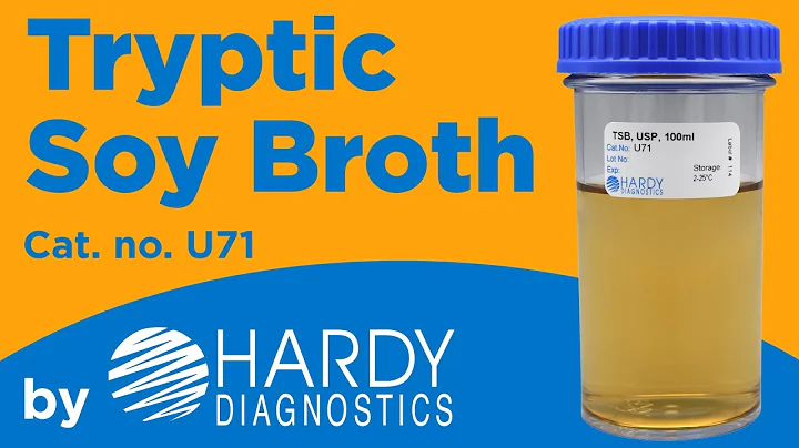 Tryptic Soy Broth TSB, USP for the cultivation and detection of a wide variety of bacteria and fungi