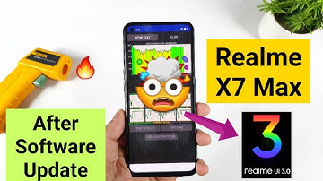 Realme X7 Max CPU Throttling Test After Realme Ui 3.0 Update 🔥🔥🔥