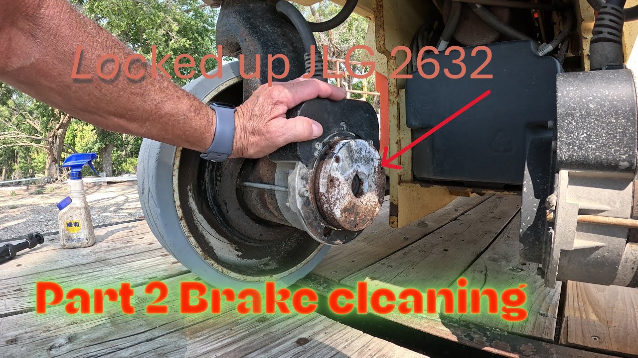 Part 2 Locked up brake JLG 2632.