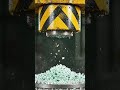 🤯😱 Hydraulic Press Destroys Glass Objcts in Seconds #shortvideo