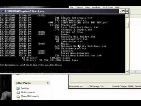 How To Delete Files Using Command Prompt - YouTube