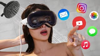 I tried apple vision pro for 24 hours by SSSniperWolf 1,056,909 views 1 month ago 13 minutes, 45 seconds