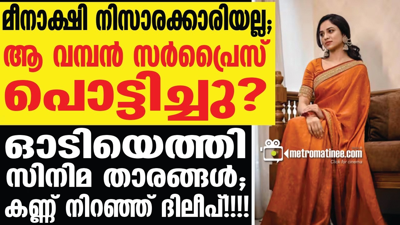 Meenakshiകൊച്ചിയിൽ പണി തുടങ്ങി?????