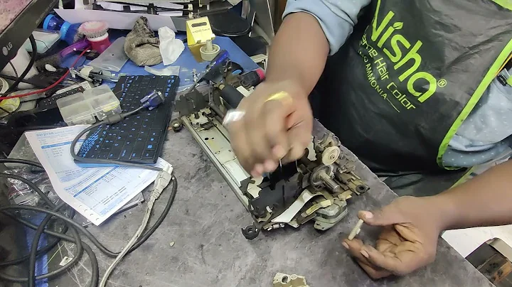 epson lx-300 ii self test and PF gear change service in hindi