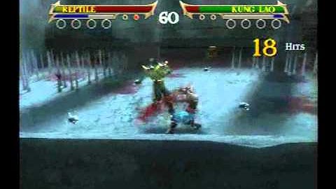 MK: Shaolin Monks - Reptile VS Kung Lao 3