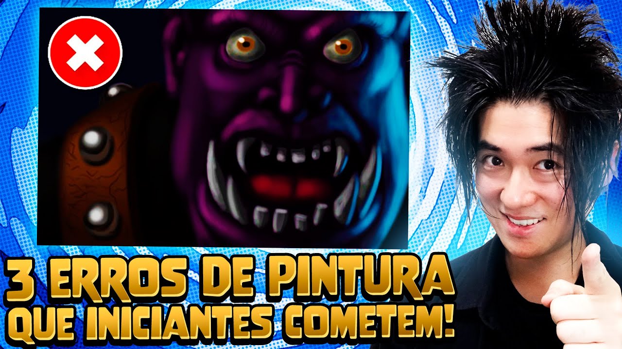 3 ERROS na PINTURA que TODO INICIANTE COMETE no tradicional e digital