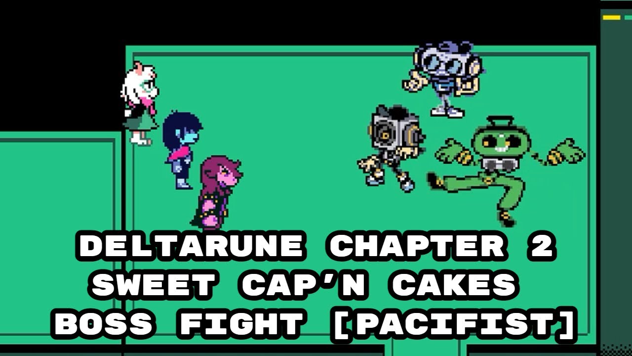 Deltarune Acrylic Standee Deltarune Chapter 2 Multiple Upright Acrylic Stand Sweet Cap’n Cakes Kris Susie Ralsei Standee With Background