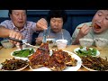 직접 담근 콩잎 김치와 황태찜, 마늘종무침 밥 한 그릇 뚝딱! (Bean leaf Kimchi, Korean dishes) 요리&먹방!! - Mukbang eating show