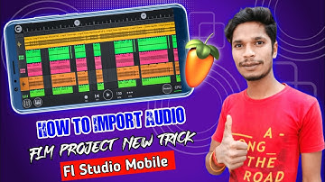 How to Import Audio Sample Form Fl Studio Mobile | Flm Project Ko Fl Studio Me Kaise Late Hai