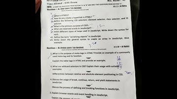 #kashmiruniversity | previous year paper applied computing minor nep 2022  ug 2nd sem