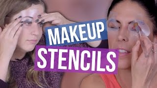5 Weird Makeup Stencils To Help You Get Ready (Beauty Break)