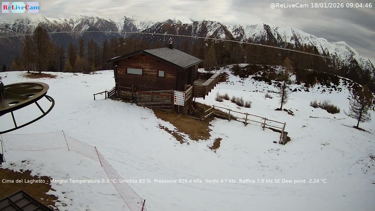 TimeLapse del 18/01/2026 a Margno(LC)Cima del Laghetto 
