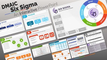 DMAIC Six Sigma: Interactive PowerPoint Template Slides