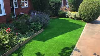 Artificial Turf install Front garden in Leigh by Pure Clean Drainage PCDSOL 41 views 5 years ago 28 seconds