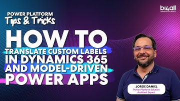 How to Translate Custom Labels in Dynamics 365 and Model-Driven Power Apps | BI4ALL