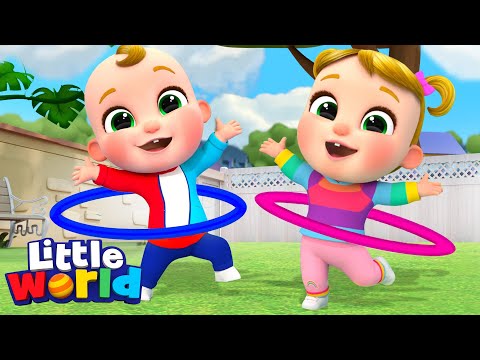Hula Hoop Fun  Kids Songs & Nursery Rhymes by Little World 