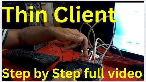 Thin Client Network Setup #thinclient #ncomputing #networking