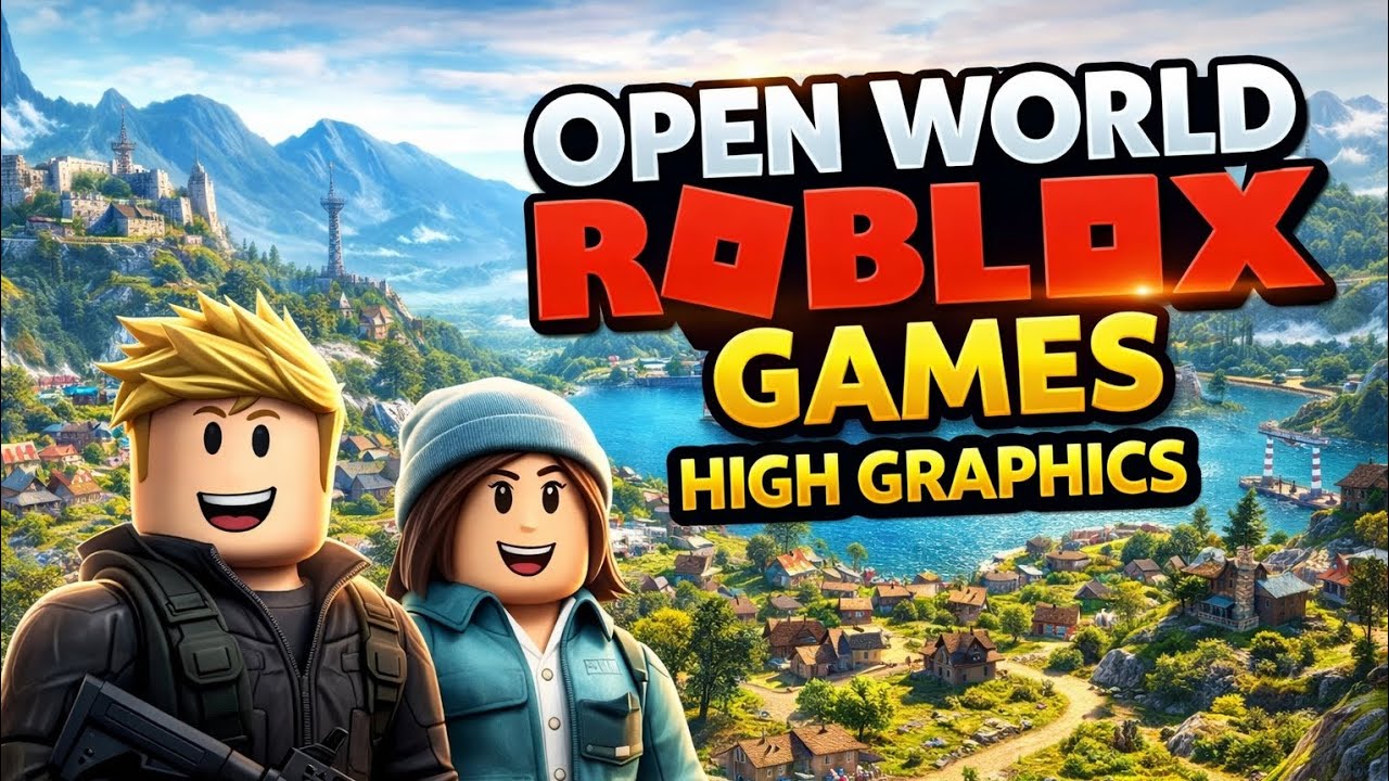 Roblox Best Open World Games In High Graphics YouTube 