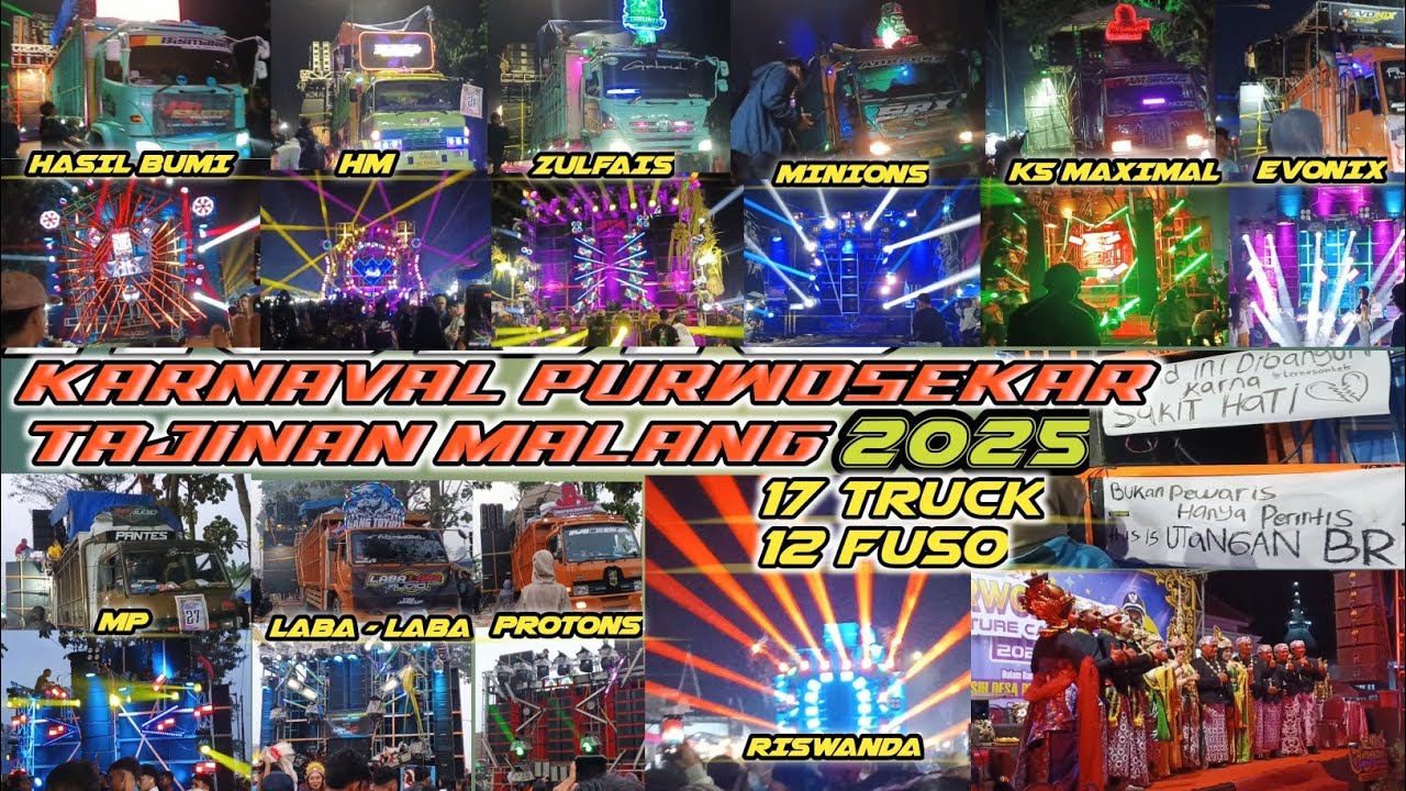 KARNAVAL PURWOSEKAR TAJINAN MALANG #purwosekar #tajinan #proton