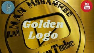 Golden Coin logo ||  طريقة سهله لعمل لوجو ذهبي احترافي بالموبايل ومتنساش المفاجئه فاخر المقطع