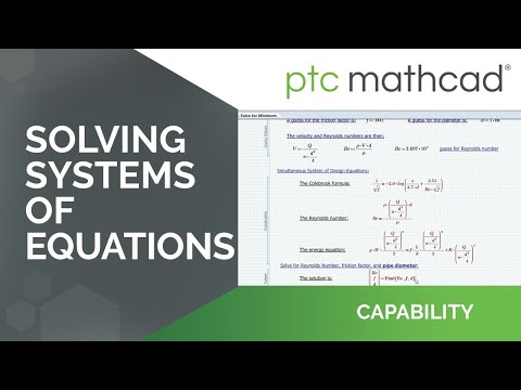Video: Làm thế nào để bạn giải quyết các phương trình trong Mathcad?