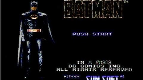Batman (NES Intro and Gameplay Preview)