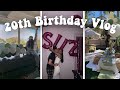 GRWM 20TH BIRTHDAY + VLOG!