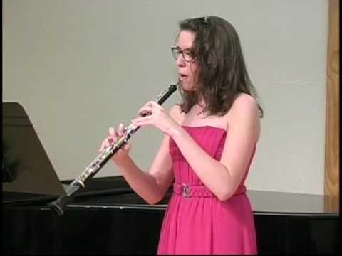 Katherine playing Fantaisie Italienne for Oboe & P...