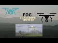 Flying Drone Through Fog Footage in 4k