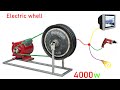 I generate 220v cyclic generator from electric wheels