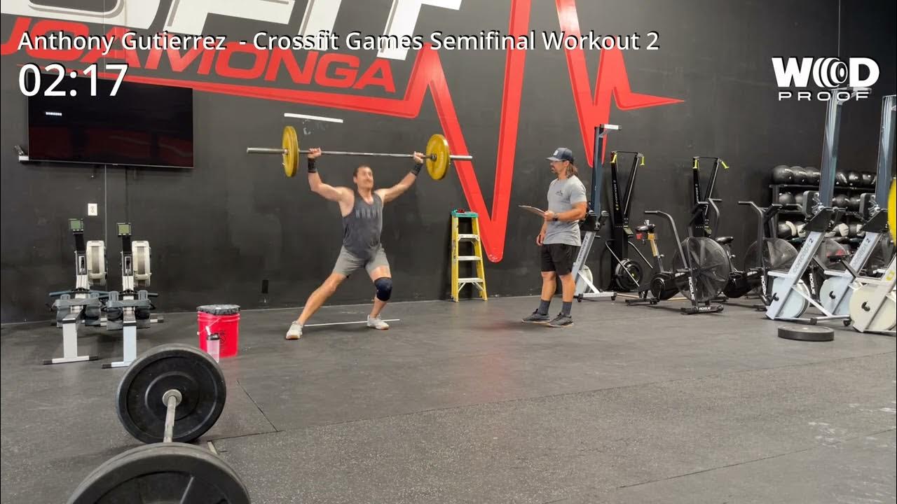 CrossFit games semifinal workout 2 YouTube