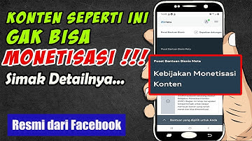 Jenis-jenis konten yang tidak bisa dimonetisasi‼️ Facebook Profesional