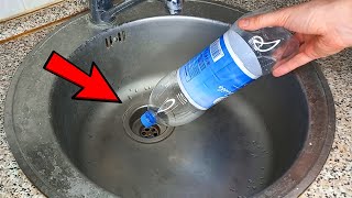 Stick the bottle in the sink drain and be surprised. Plumbers are hiding this from us!