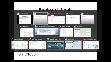 Session 4  Literals