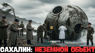 картинка: УЖАС ОСТРОВА САХАЛИН: После тайфуна 1972 года на берег выбросило объект НЕЗЕМНОГО ПРОИСХОЖДЕНИЯ.