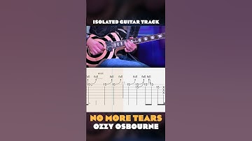 Thumbnail of Isolated Solo - No More Tears - Ozzy Osbourne