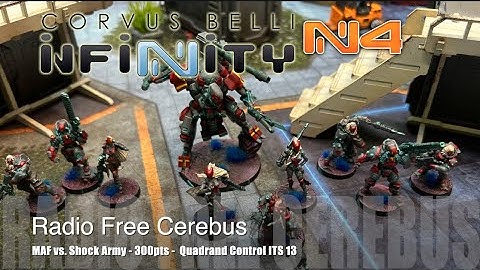 Radio Free Cerebus - Infinity N4 Battle Report - Shock Army vs. Morats