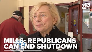 Governor Mills criticizes Republicans over SNAP funding stalemate amid government shutdown