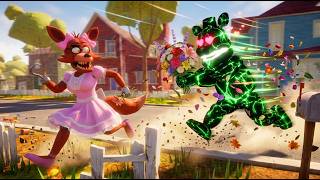 Glitch Freddy Is OBSESSED With Me?! (Hello Neighbor FNAF Mod) screenshot 4