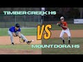 Timber creek vs mount dora who get the victory 
