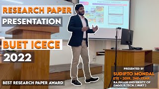 Research Paper Presentation on Power Electronics || ICECE - 2022 || BUET || Sudipto Mondal