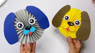 How to make paper DOG | Easy paper crafts