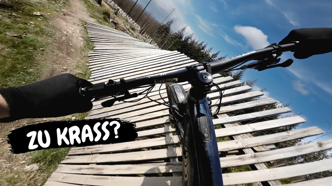 Zum ersten Mal im Emser Bikepark, zu krass?