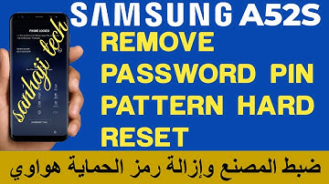 Samsung Galaxy A52s 5G Hard Reset SM A528B Forgotten Password Pattern Pin Remove Screen Lock 2023