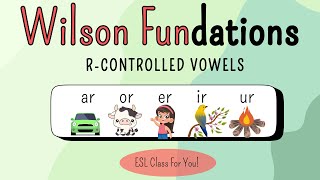 Fundations R-Controlled Vowels Drill + Practice