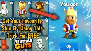 Como ter qualquer skin de graça no stumble guys! #stumbleguys #freeski